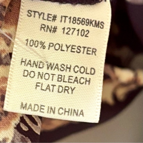 Pinkblush| Floral Oversized Long Sleeve Top Sz M - Picture 3 of 5